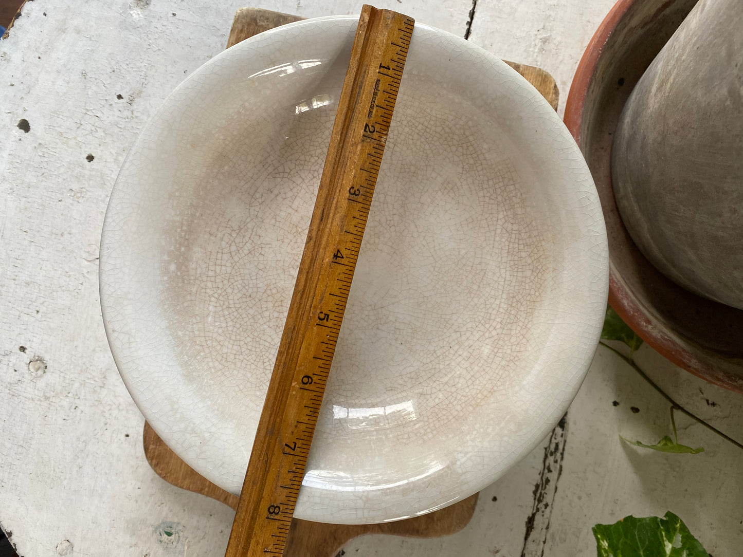 Antique Ironstone Compote - K.T.& K. marked