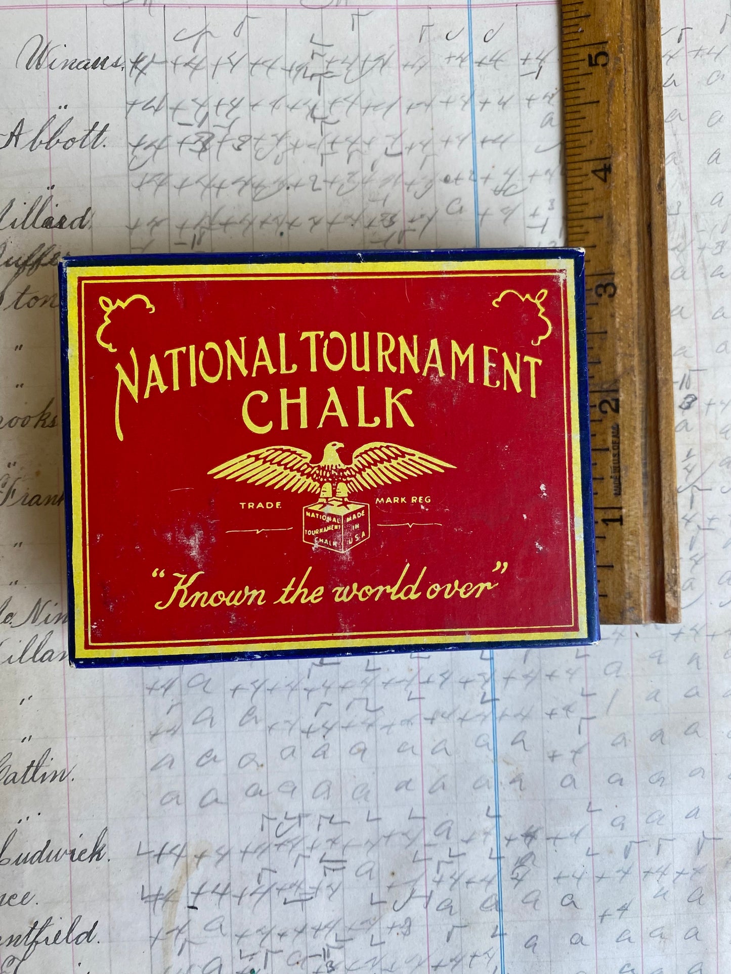 Vintage National Tournament Chalk Box
