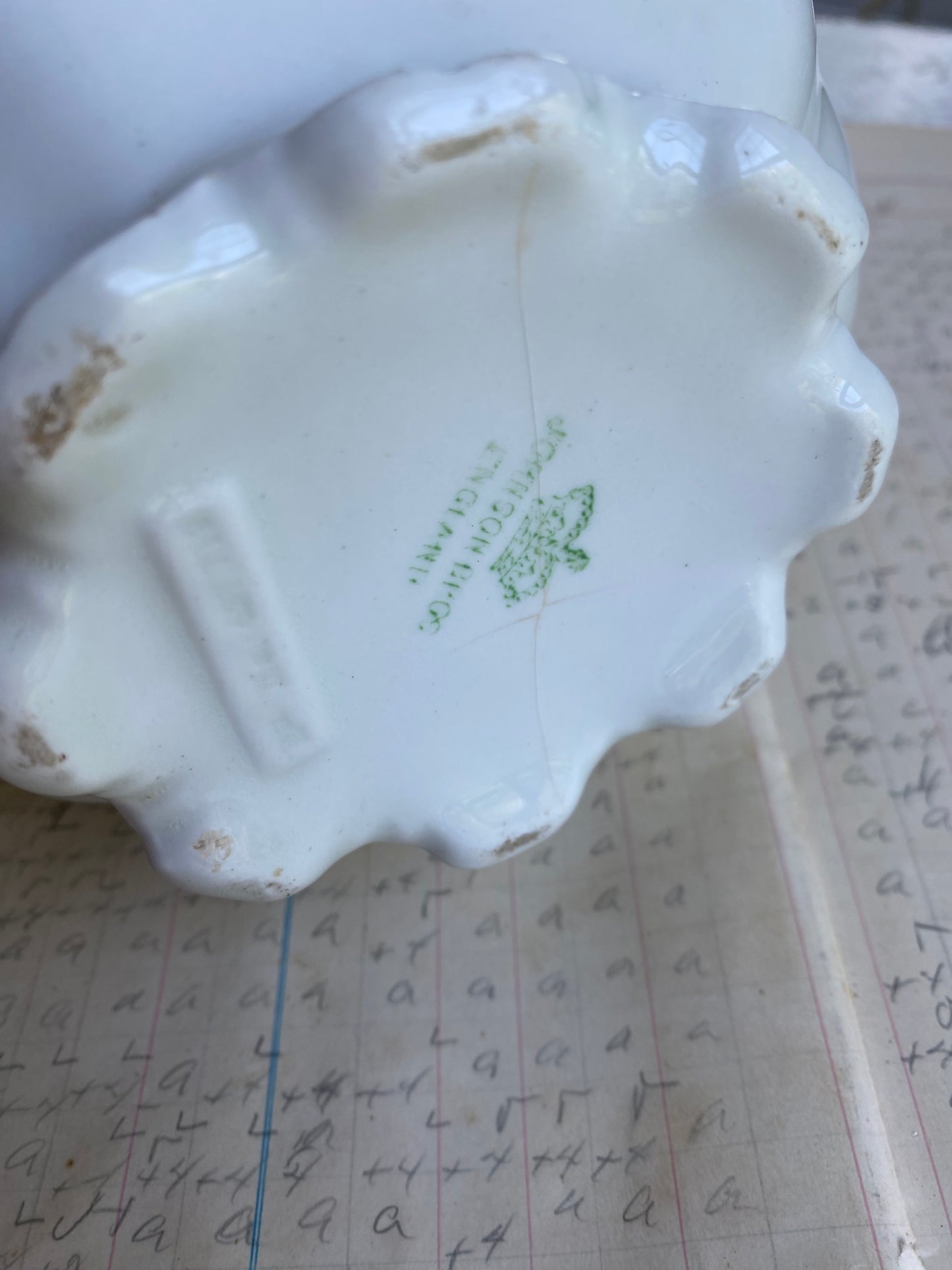 Vintage Johnson Bros. Ironstone Pitcher