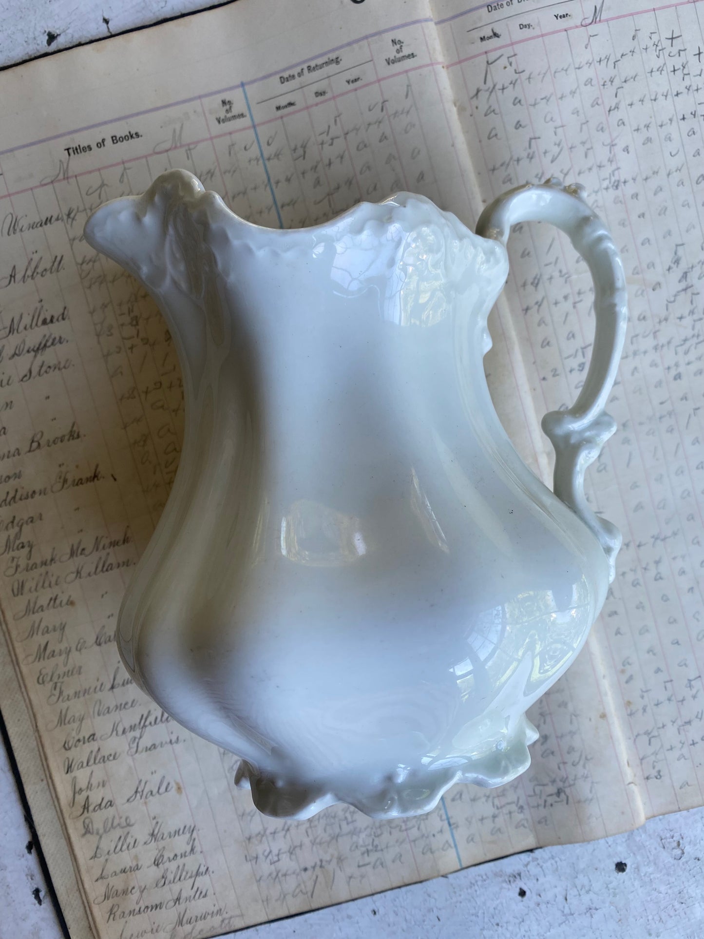 Vintage Johnson Bros. Ironstone Pitcher