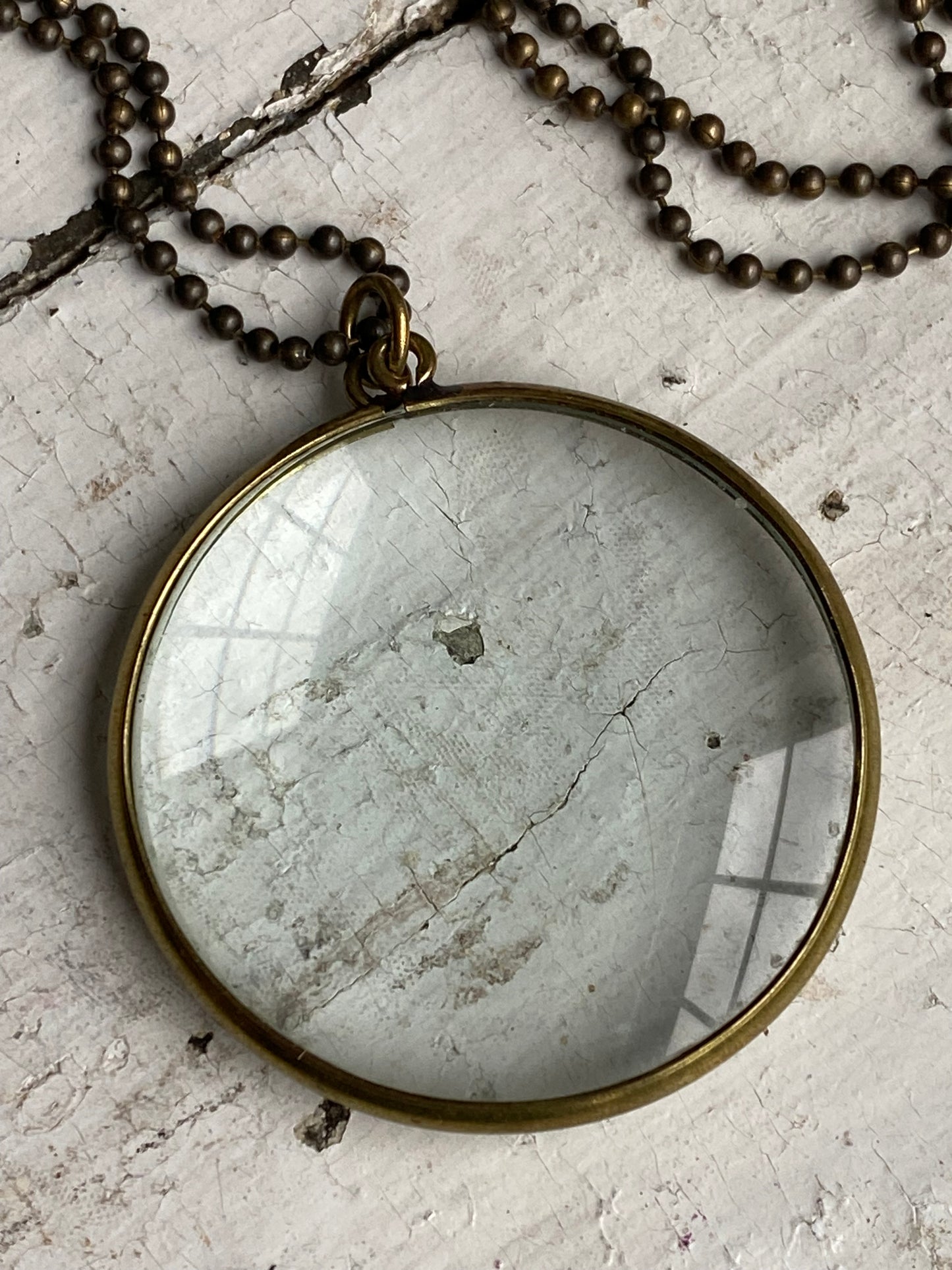 Vintage Magnifying Glass with Chain