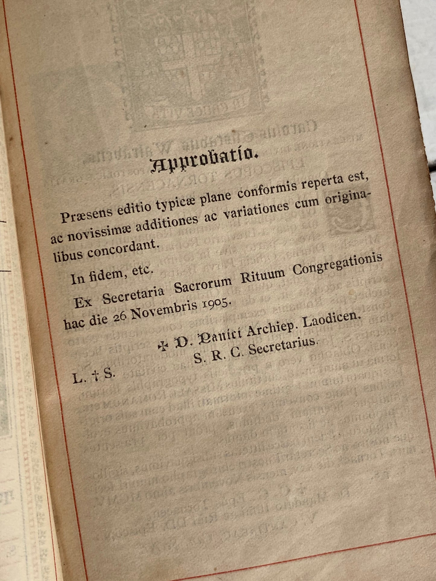 Vintage Latin Book - 1905