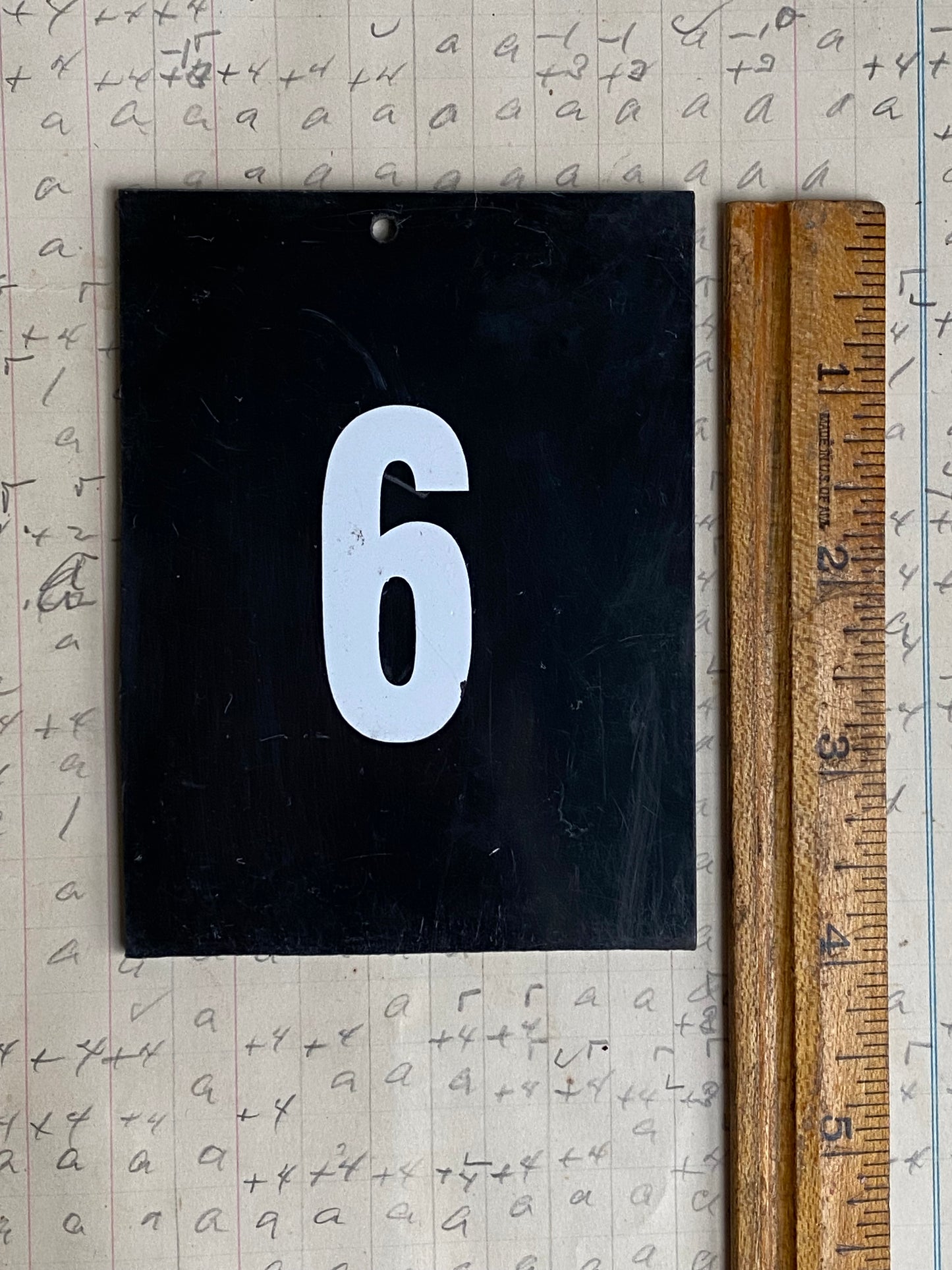 Selection of Vintage Thick Plastic Number Cards ($5.00 each)(20 numbers available)
