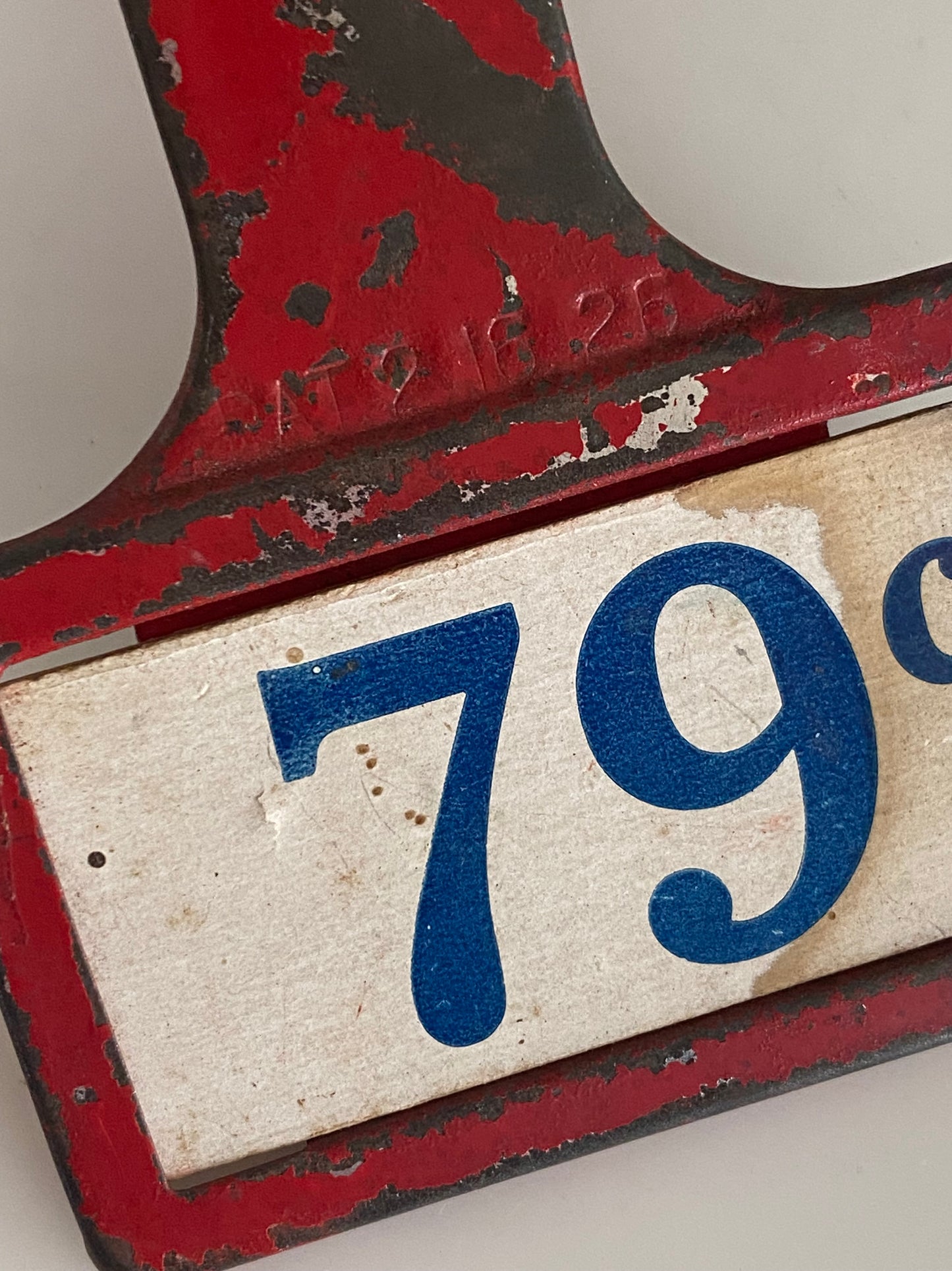 Vintage Red, White, and Blue Price Tag - PAT 2 16 26 - unique large size