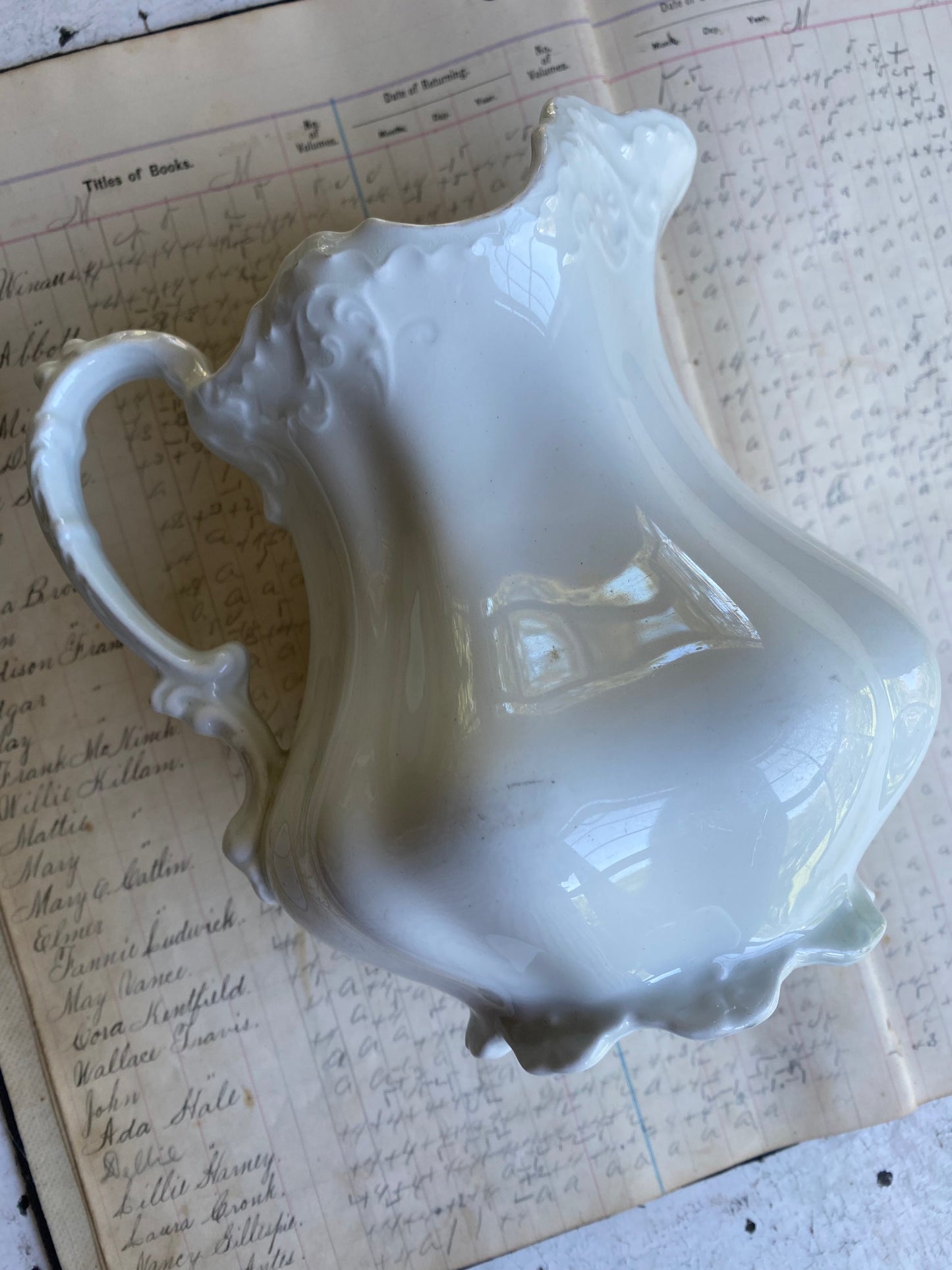 Vintage Johnson Bros. Ironstone Pitcher