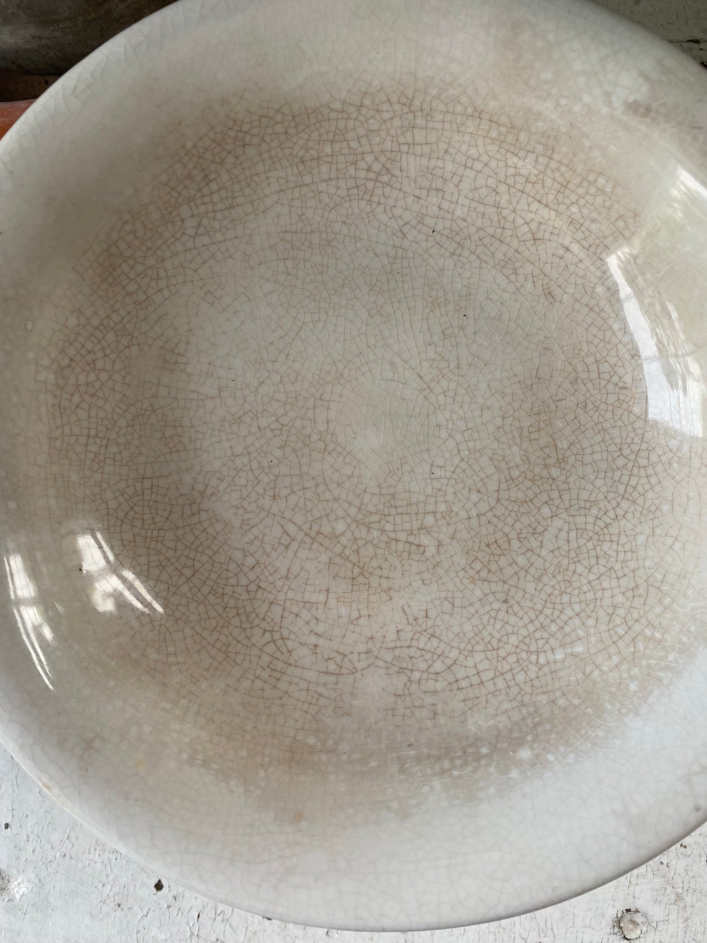 Antique Ironstone Compote - K.T.& K. marked