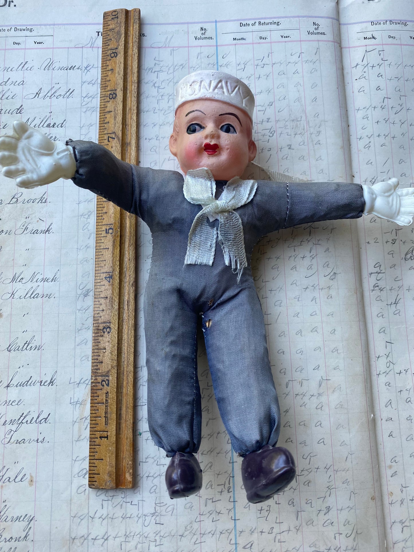 Vintage U. S. Navy Doll - Made in Japan