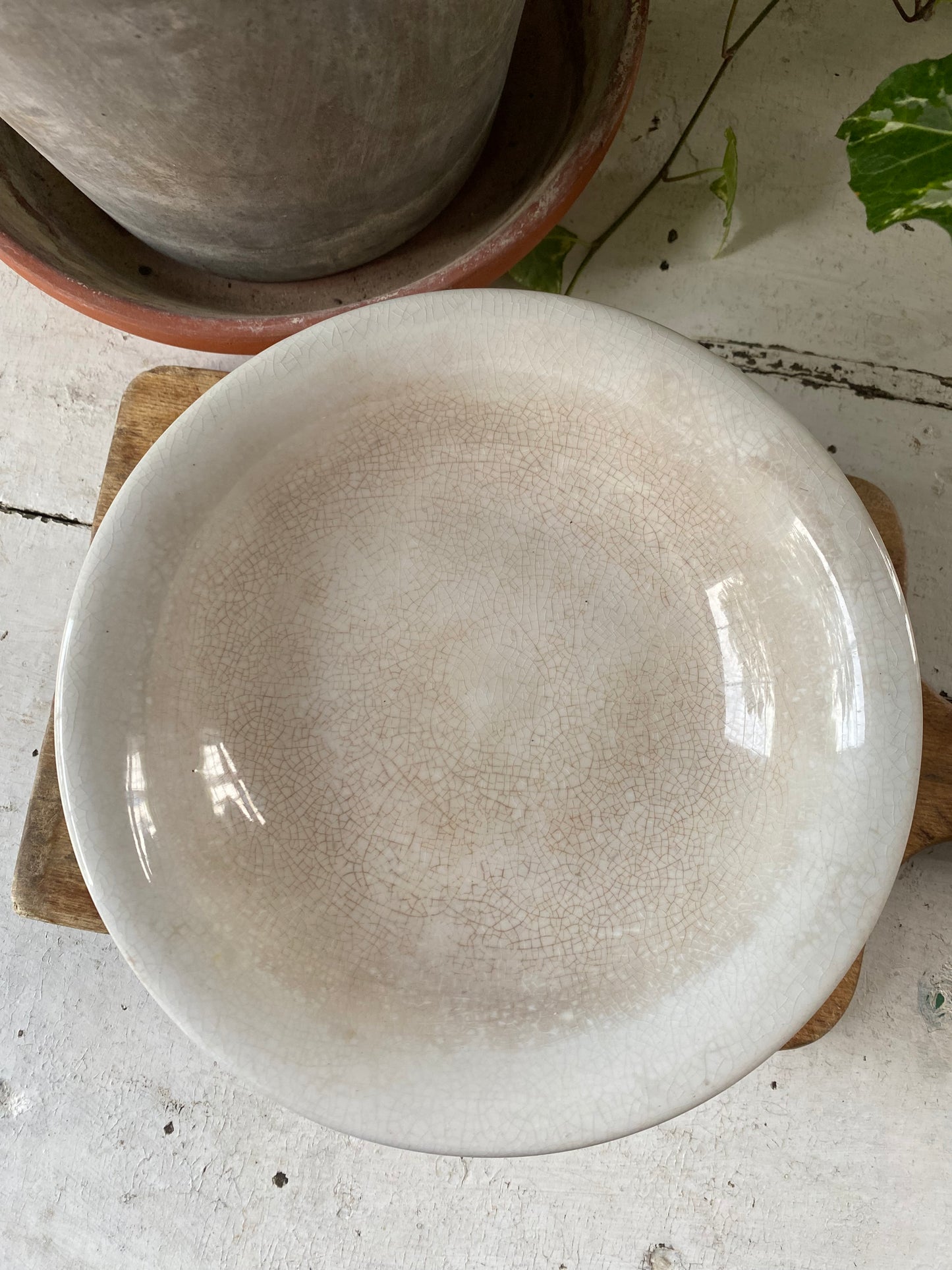 Antique Ironstone Compote - K.T.& K. marked
