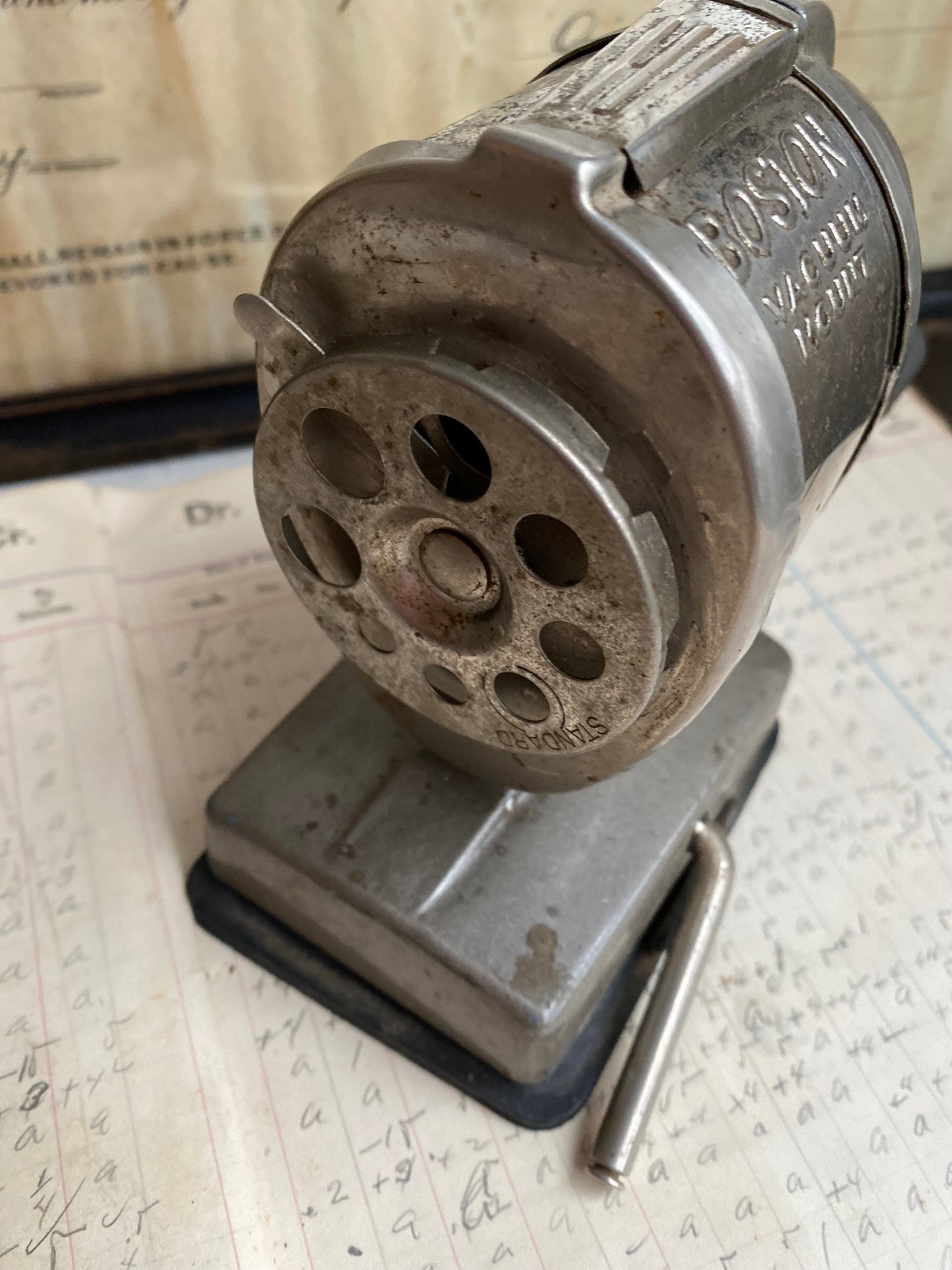 Vintage Vacuum Mount Pencil Sharpener