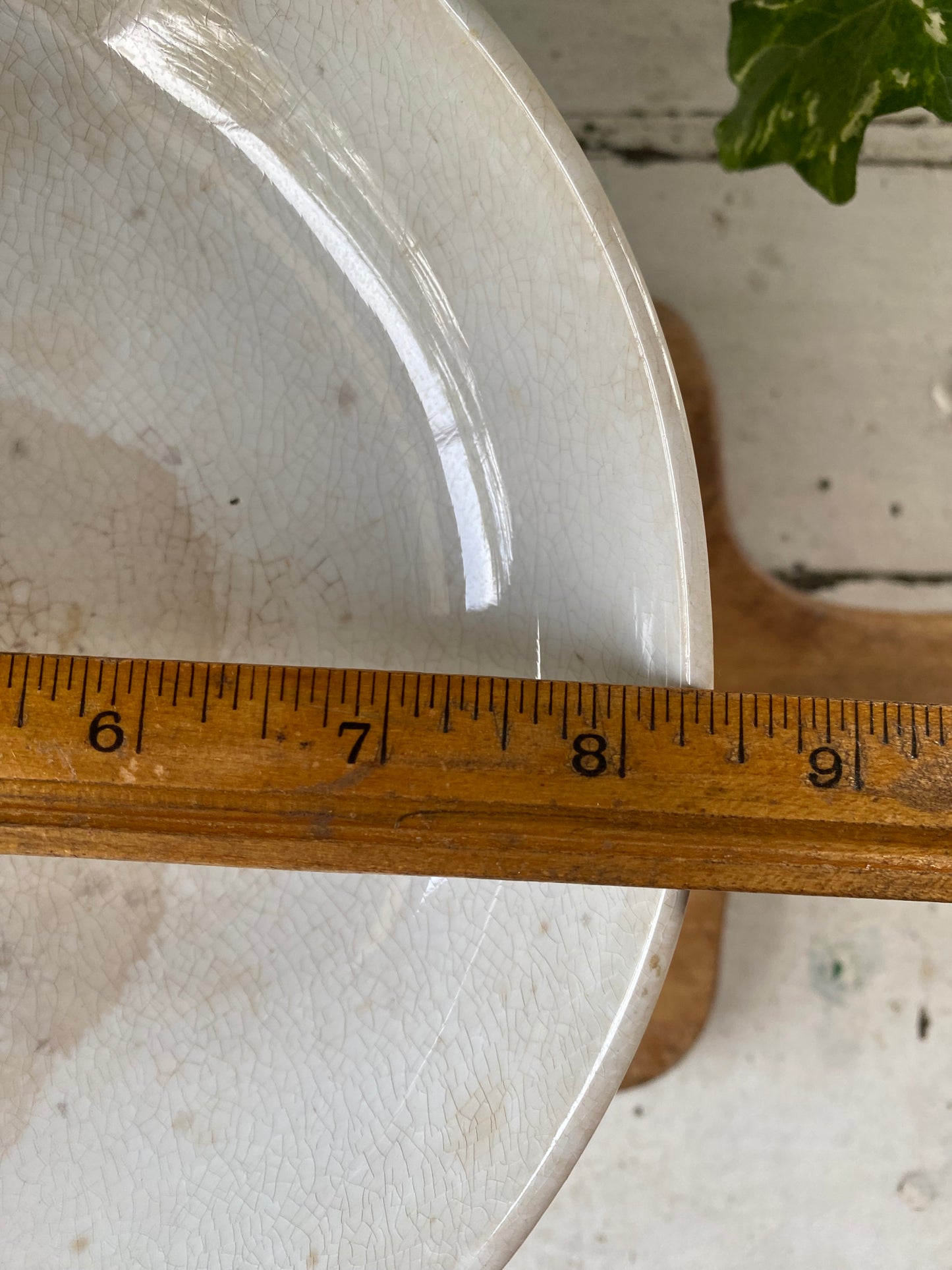 Antique Ironstone Compote - Burgess and Campbell marked