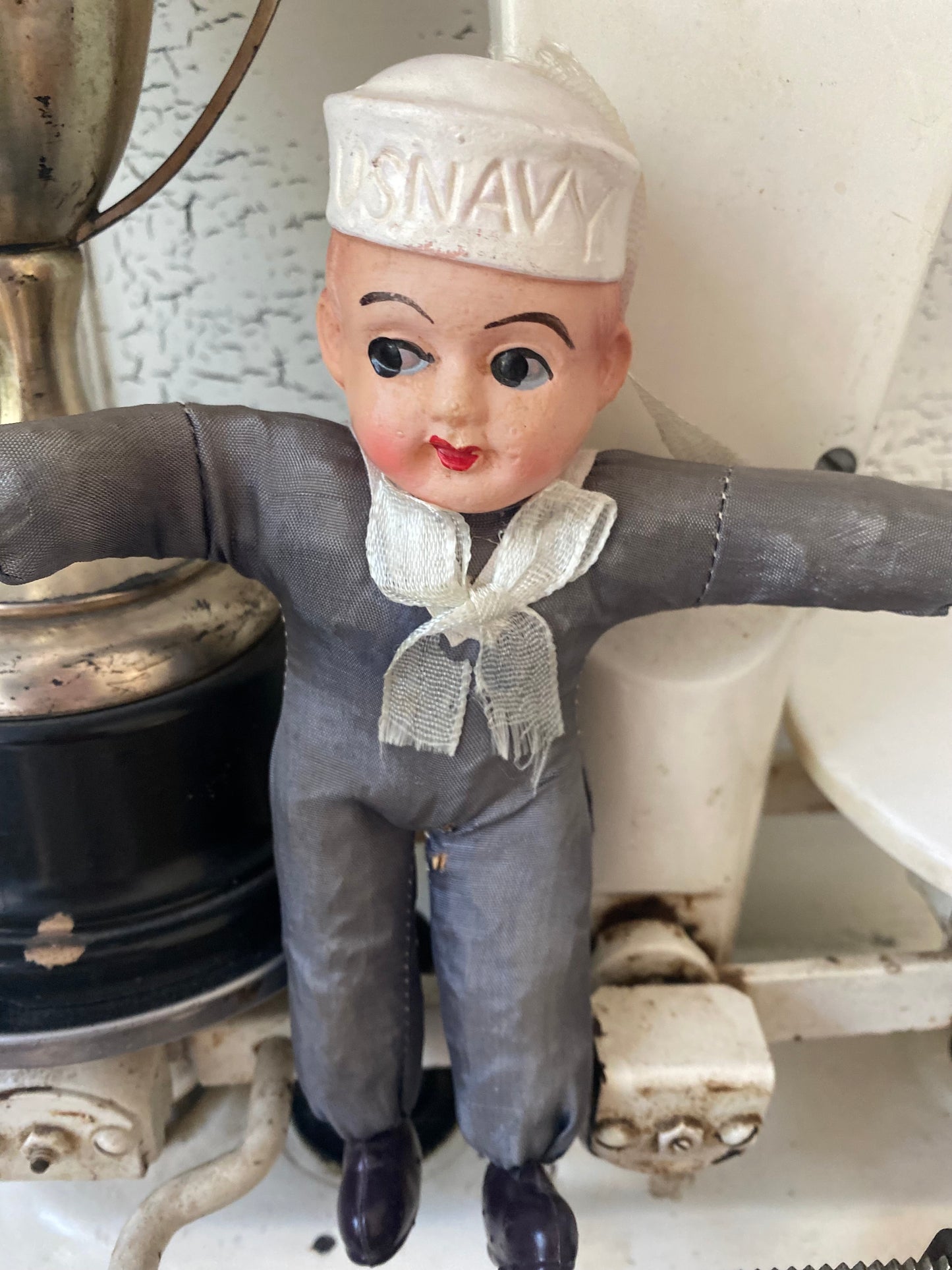 Vintage U. S. Navy Doll - Made in Japan