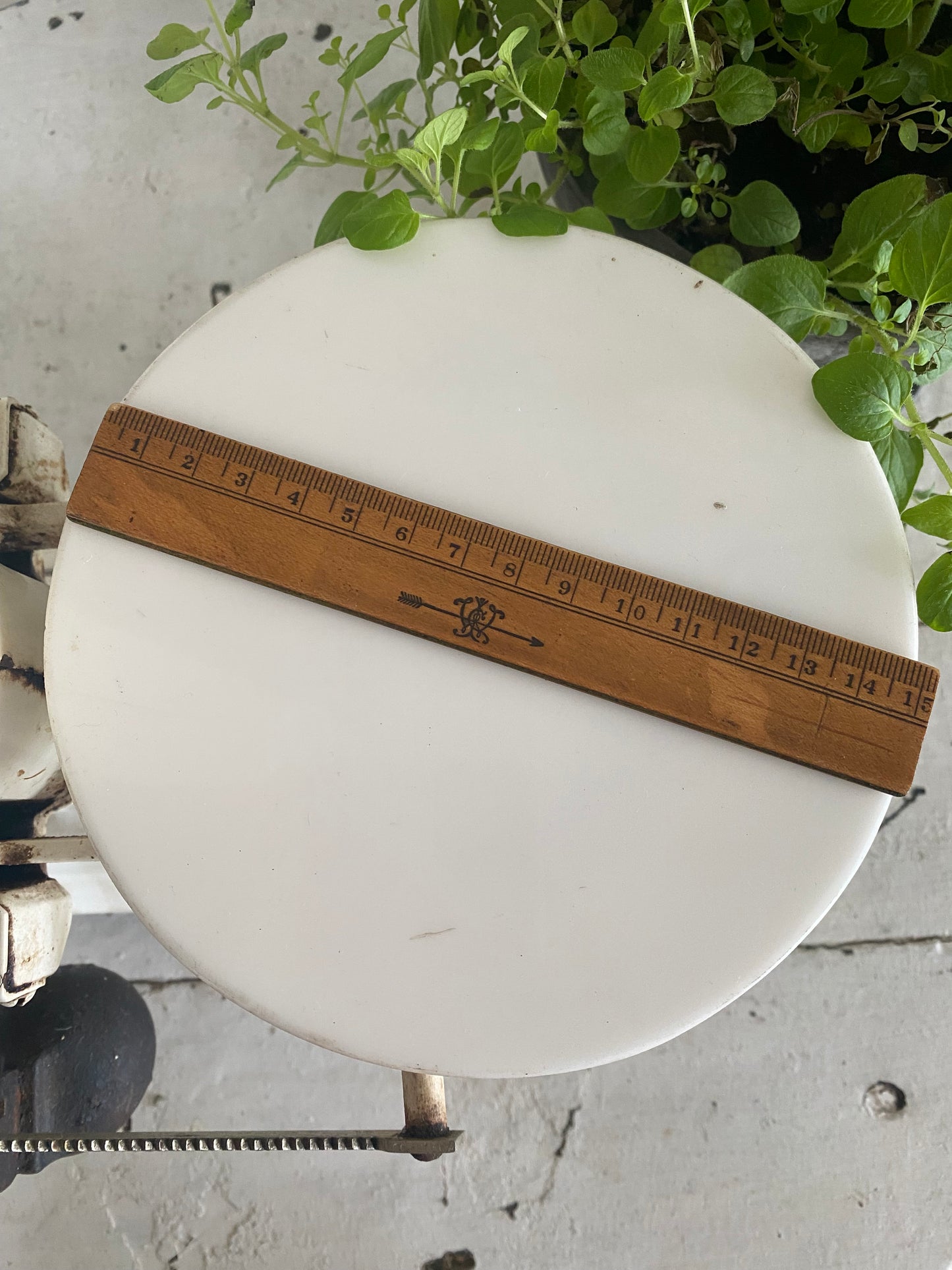 Vintage 6”Wooden Ruler
