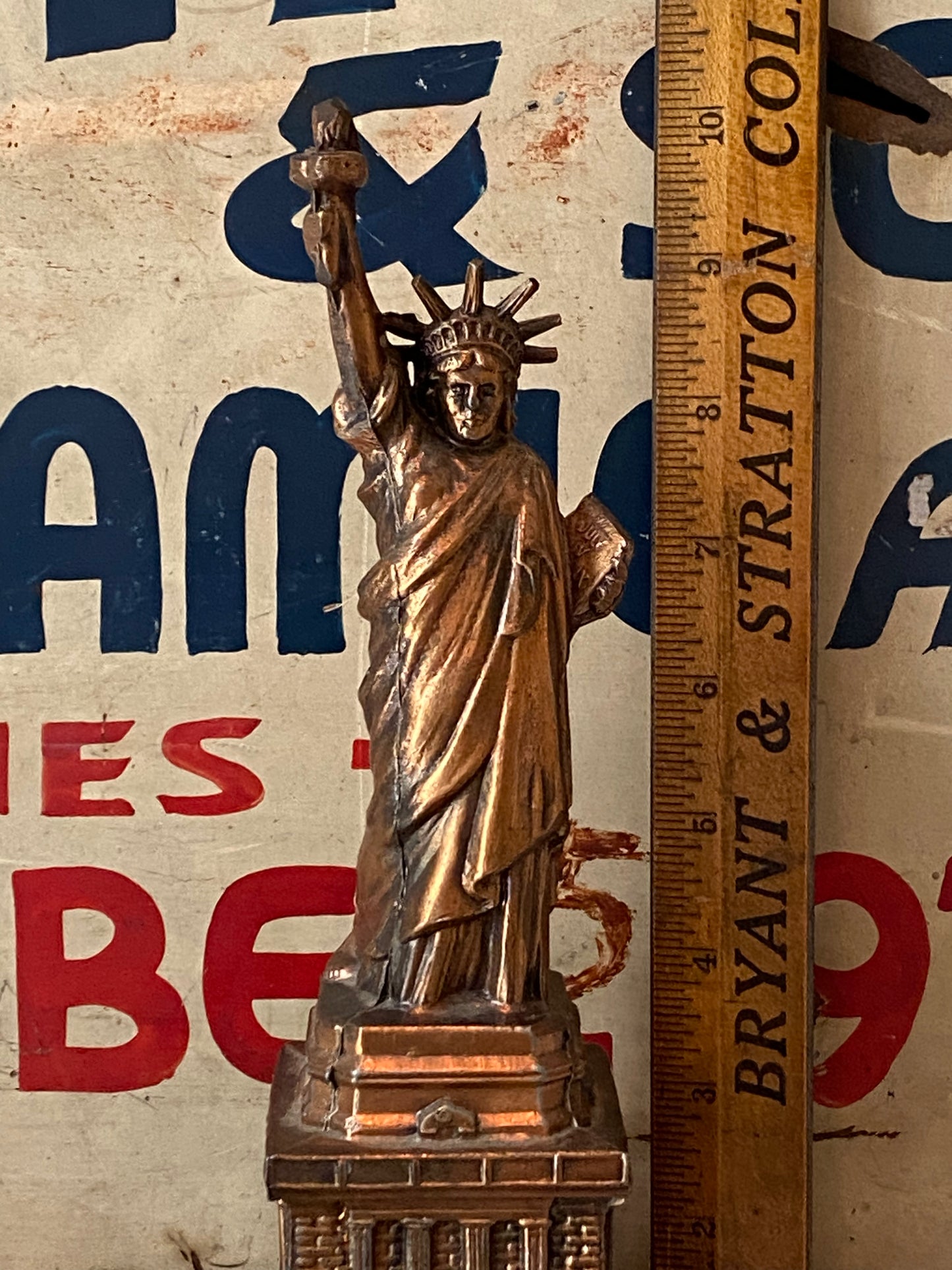 Vintage Statue of Liberty Bank - 10 inch