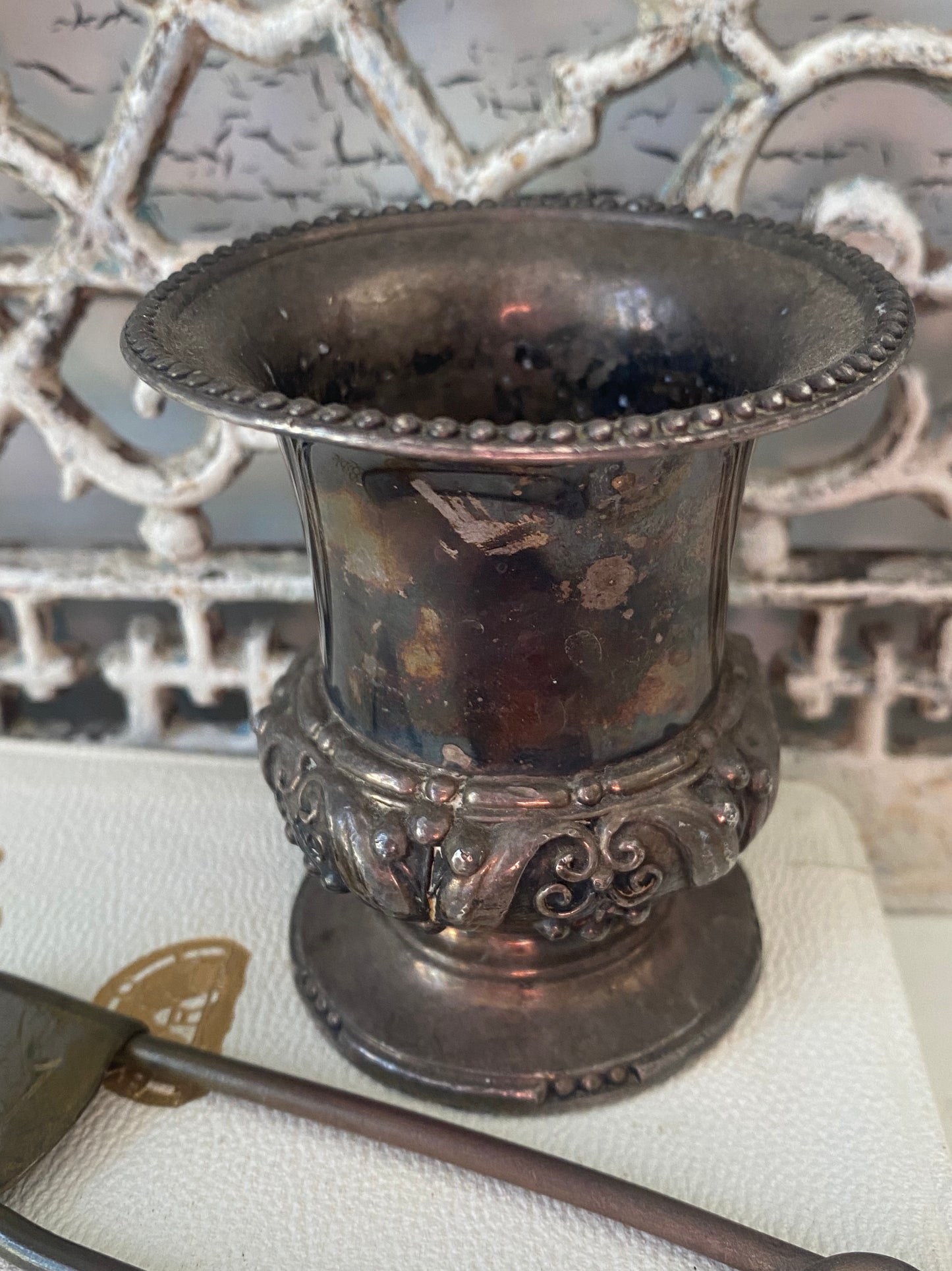 Vintage Decorative Weighted Mini Urn