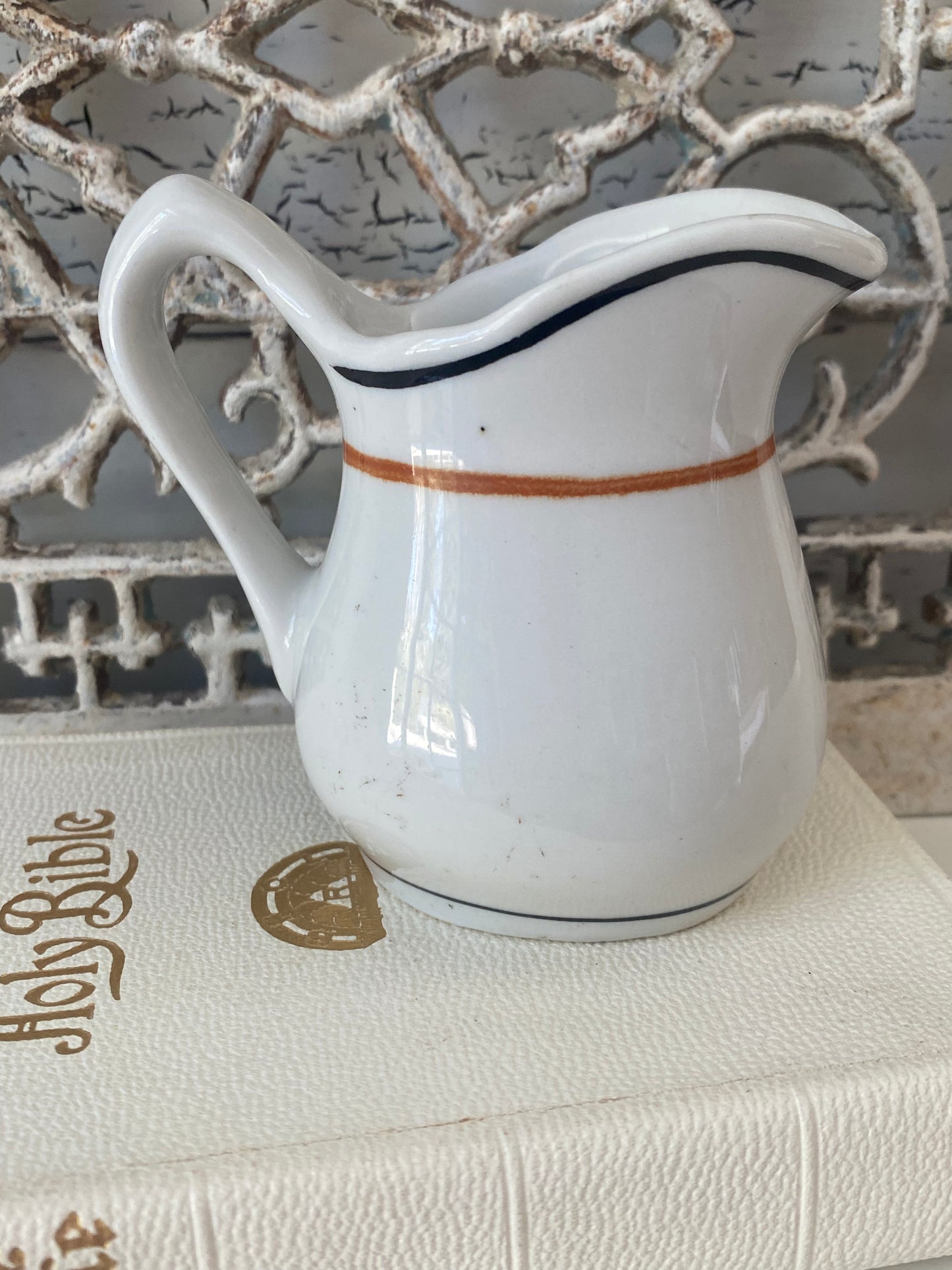Vintage Creamer Pitcher Albert Pick Co. Chicago Vitrified China