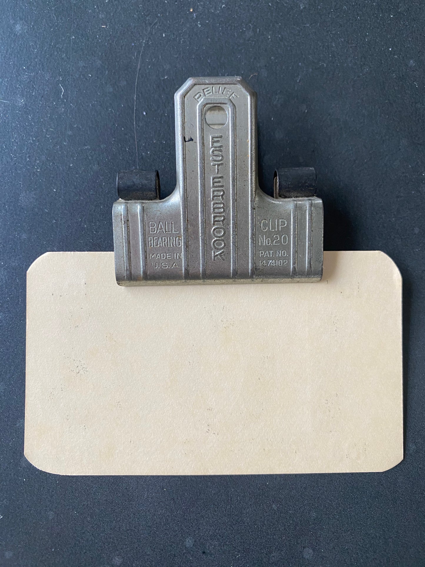 Vintage Bull Clip Esterbrook No.20 with #104 Vintage Card