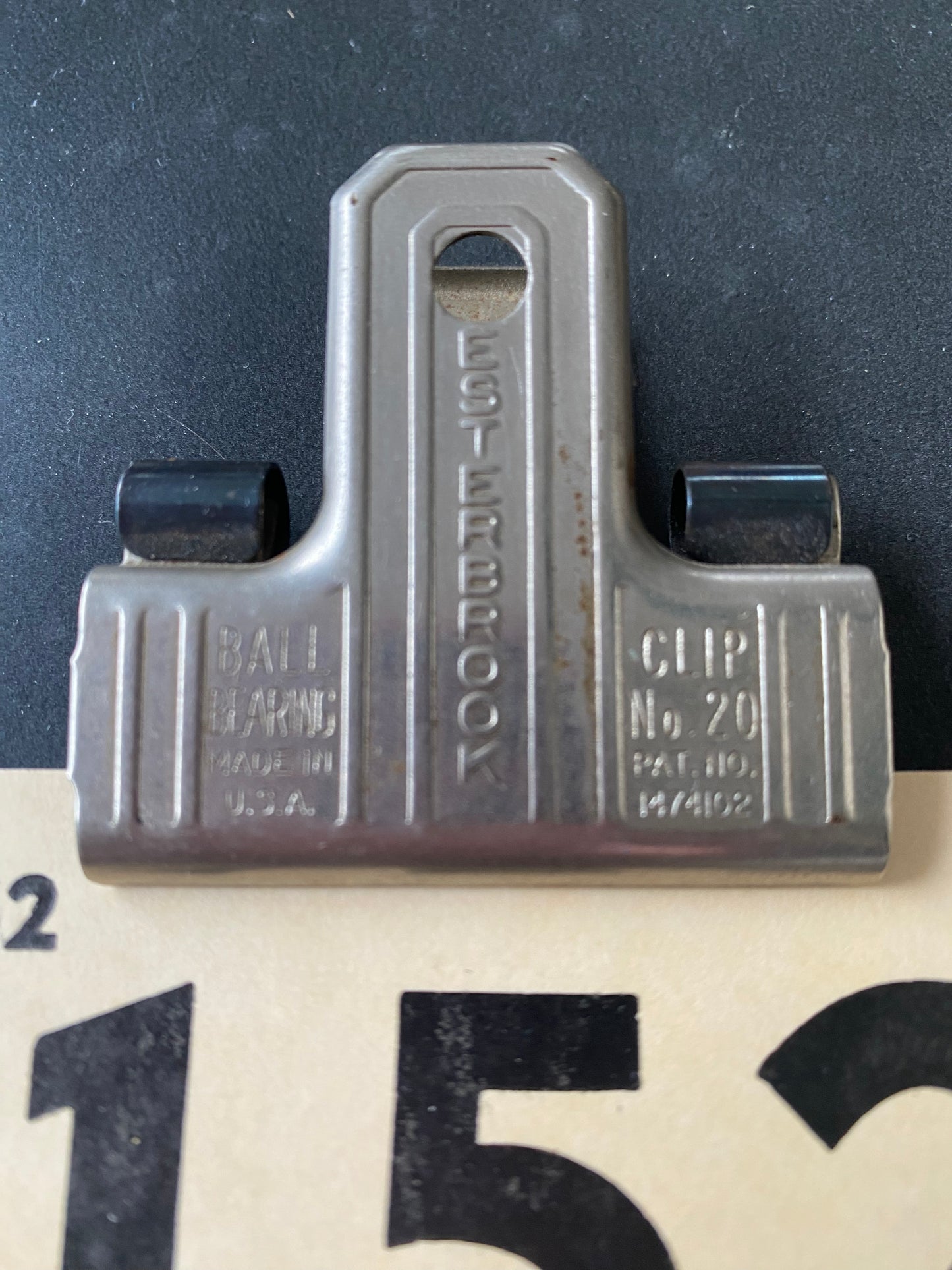 Vintage Bull Clip Esterbrook No.20 with #152 Vintage Card