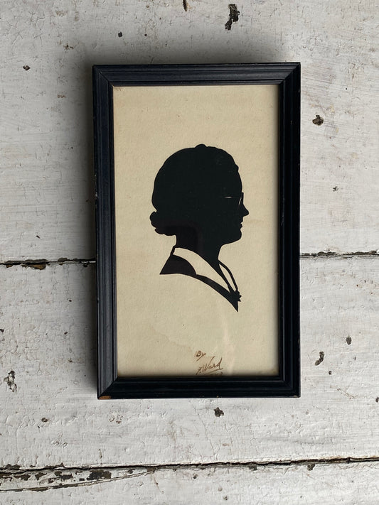 Vintage Woman Silhouette Picture