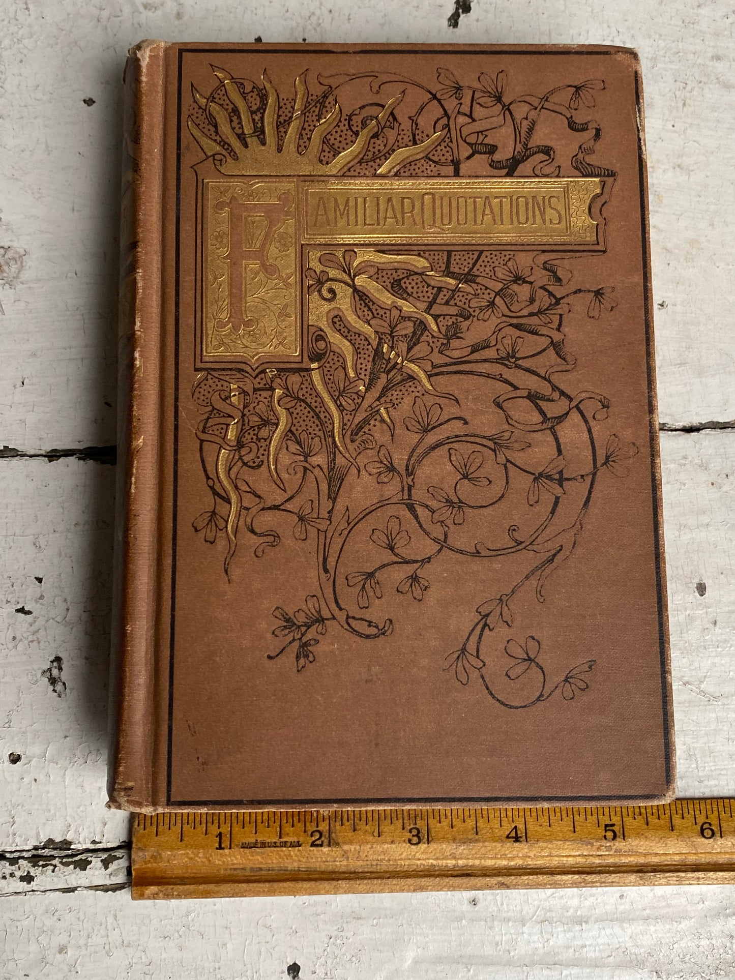 Vintage Familiar Quotations Book - 1883