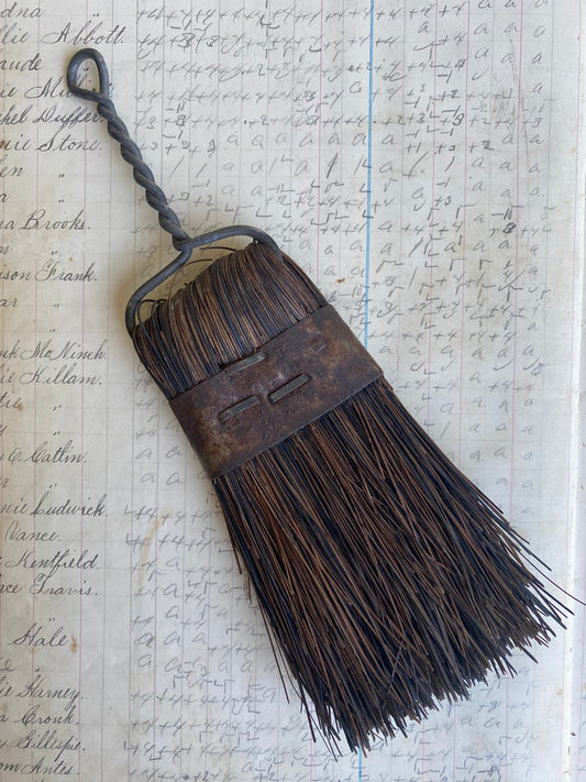 Vintage Wire Handled Whisk Broom