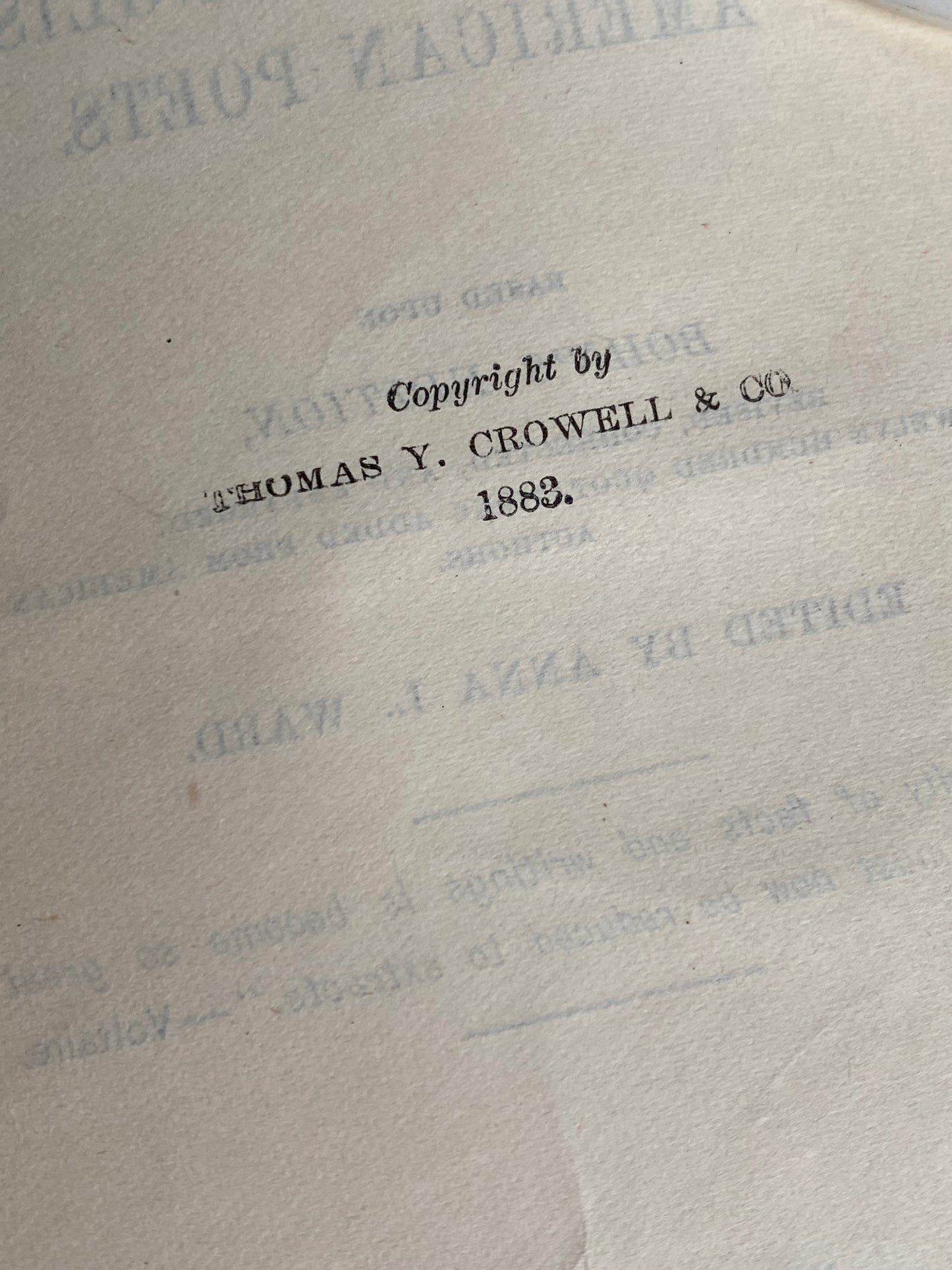Vintage Familiar Quotations Book - 1883