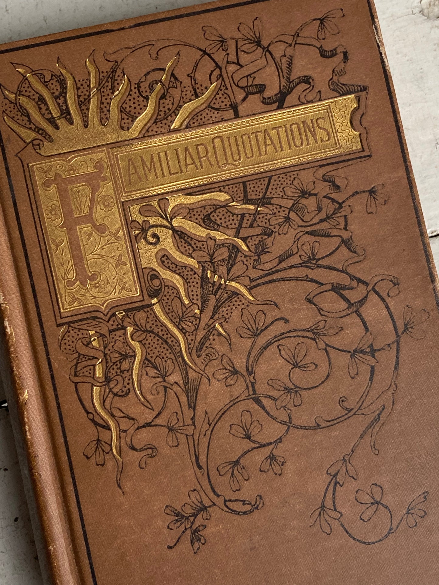 Vintage Familiar Quotations Book - 1883