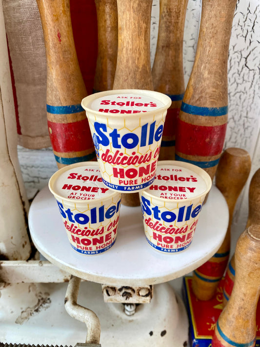 Vintage Set of 3 Stoller’s Honey Cups (3 sets available)