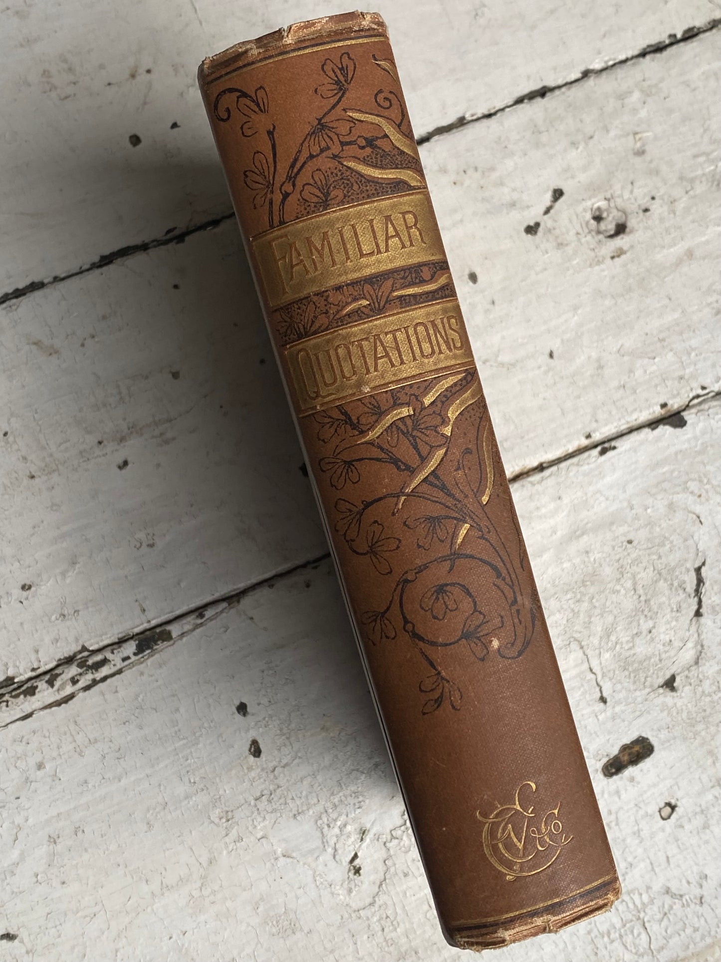 Vintage Familiar Quotations Book - 1883