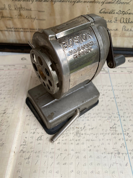 Vintage Vacuum Mount Pencil Sharpener