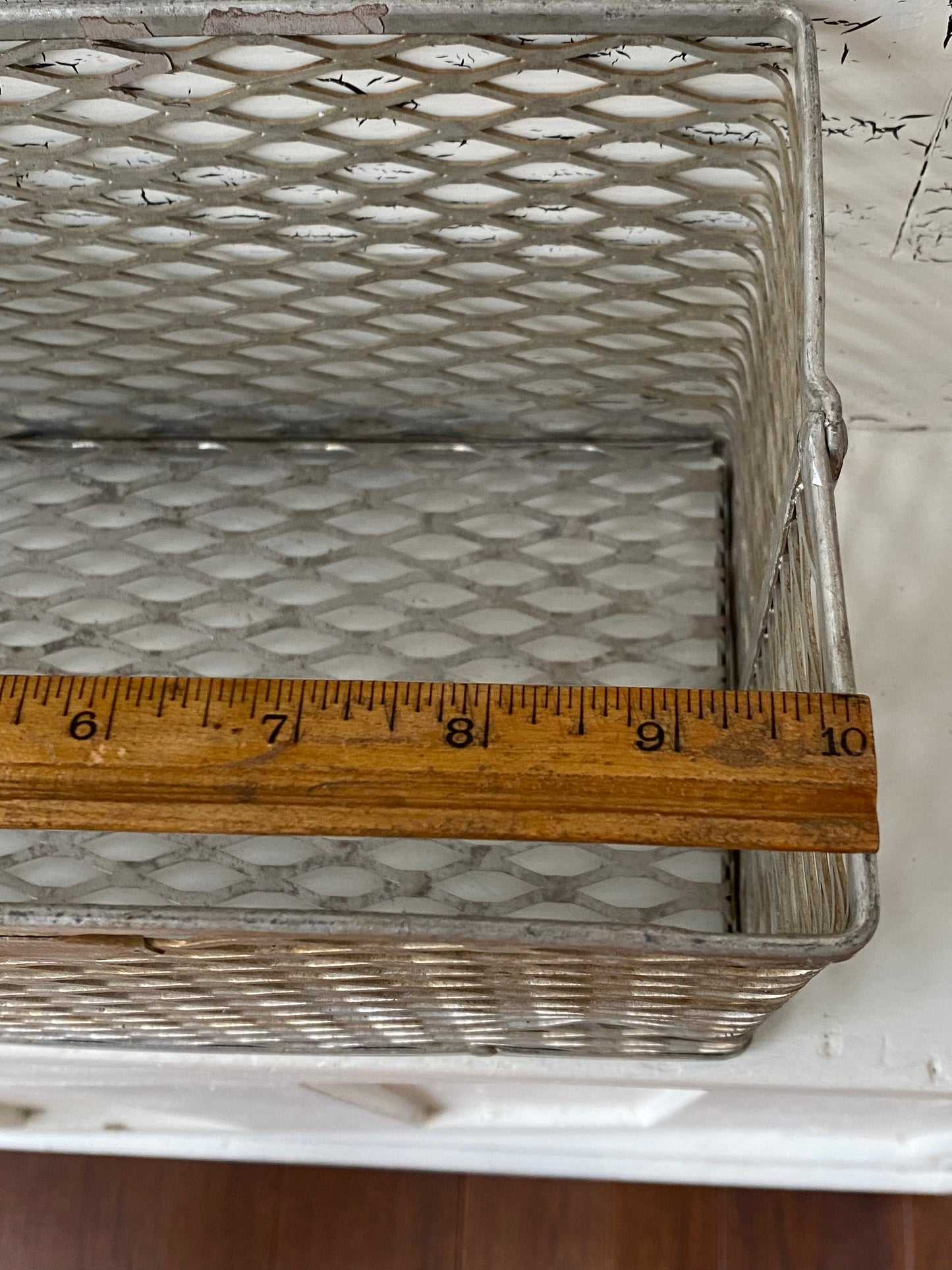 Vintage Large Scientific Products Metal Basket