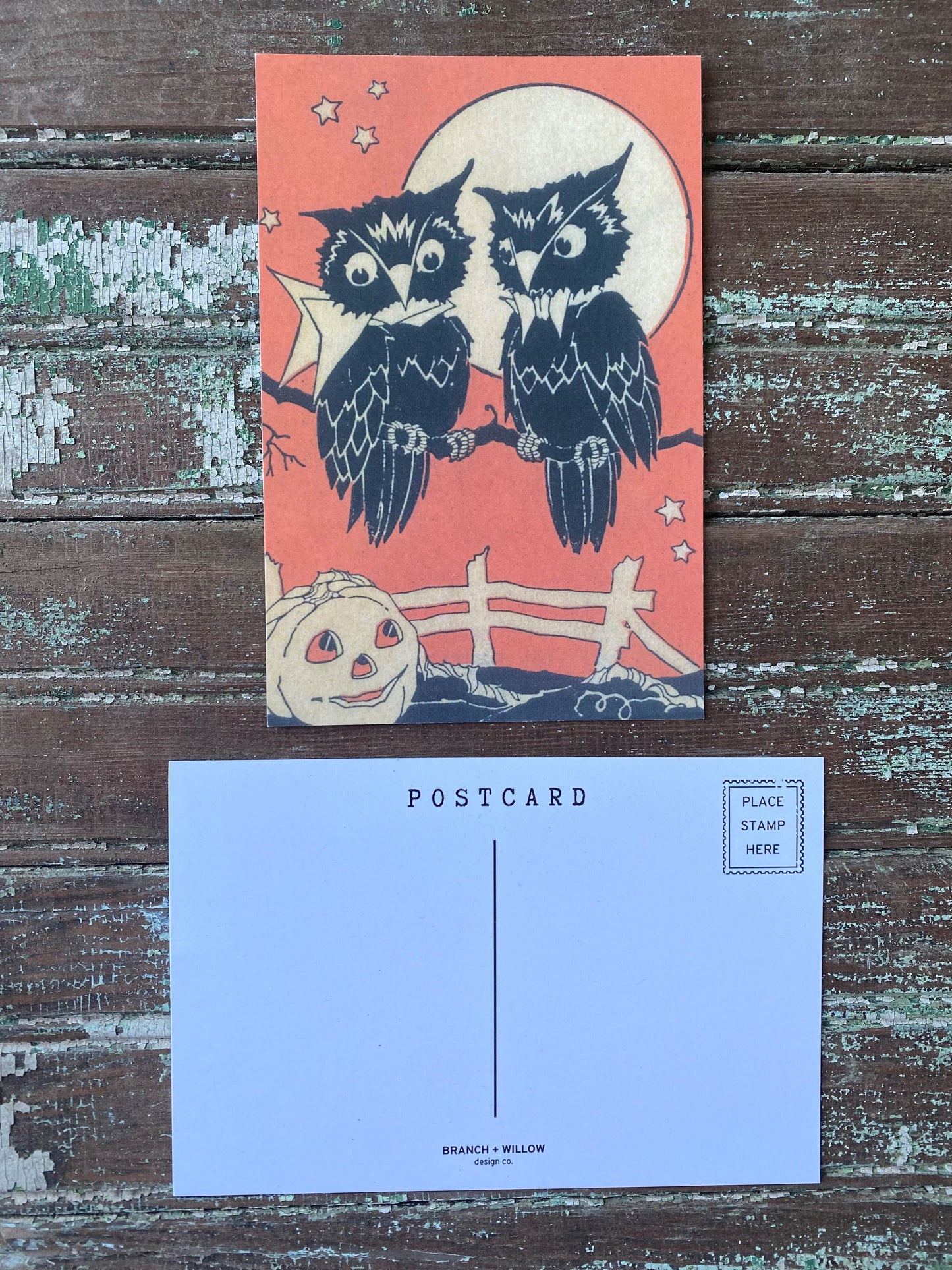 Halloween Owl Postcards - Set of 10