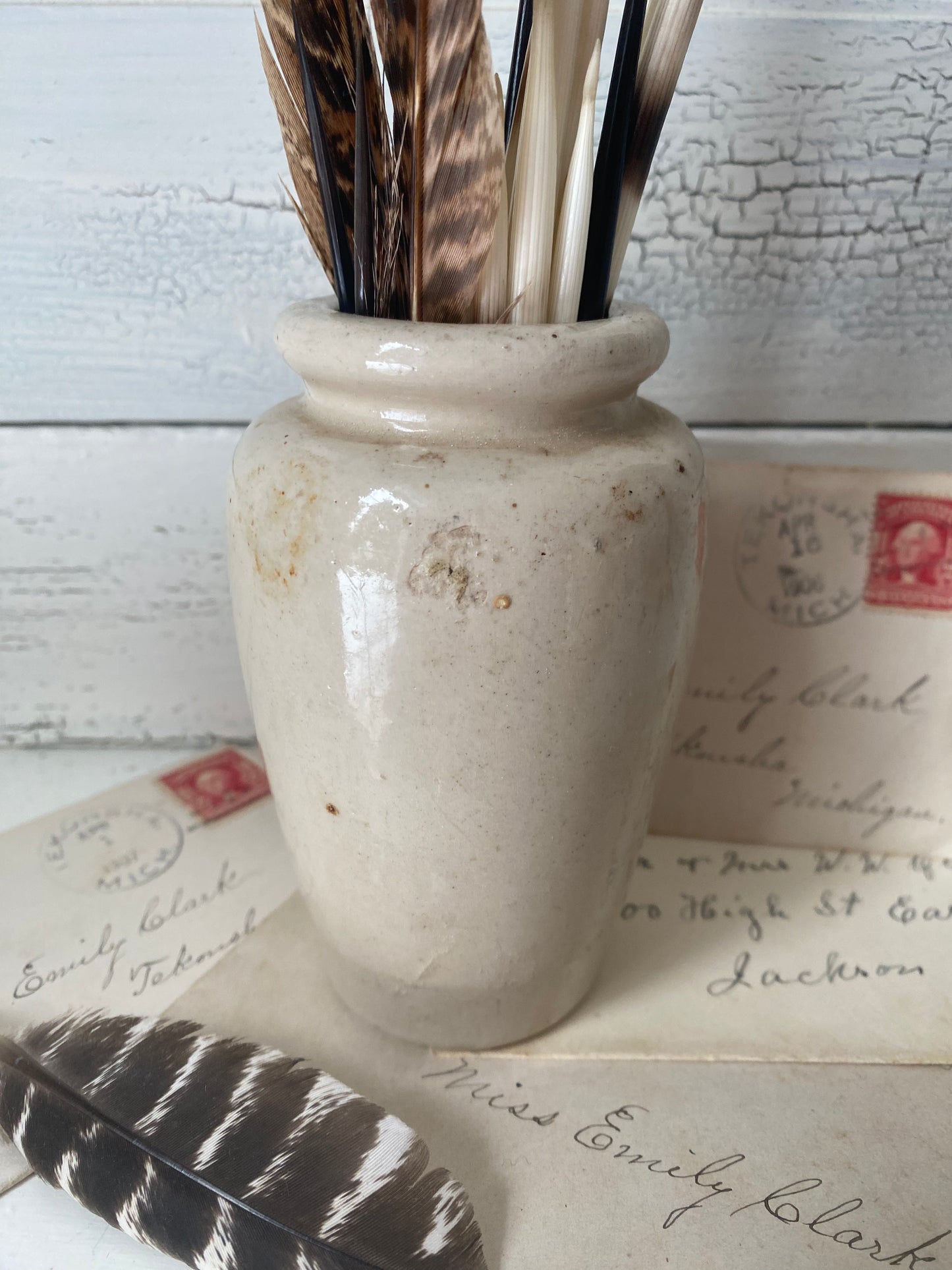 Vintage Galloway Creamery English Stoneware Pot