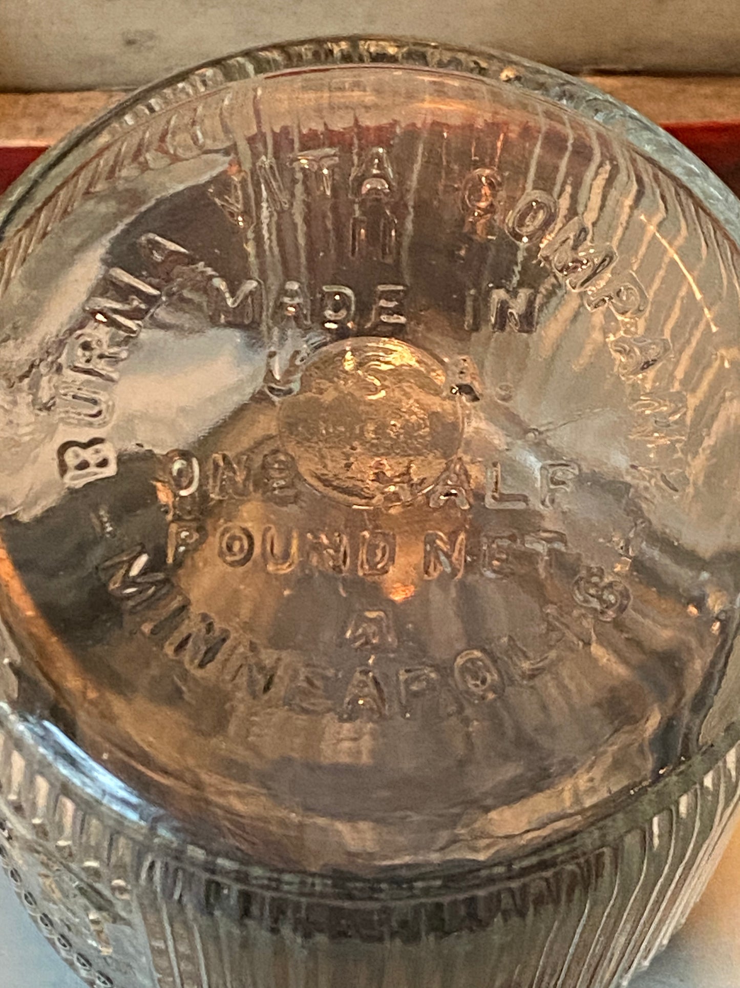Vintage Burma Shave Jar