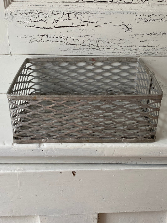 Vintage Small Metal Basket