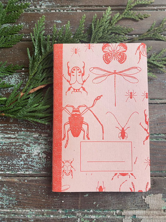 Insect Letterpress Notebook