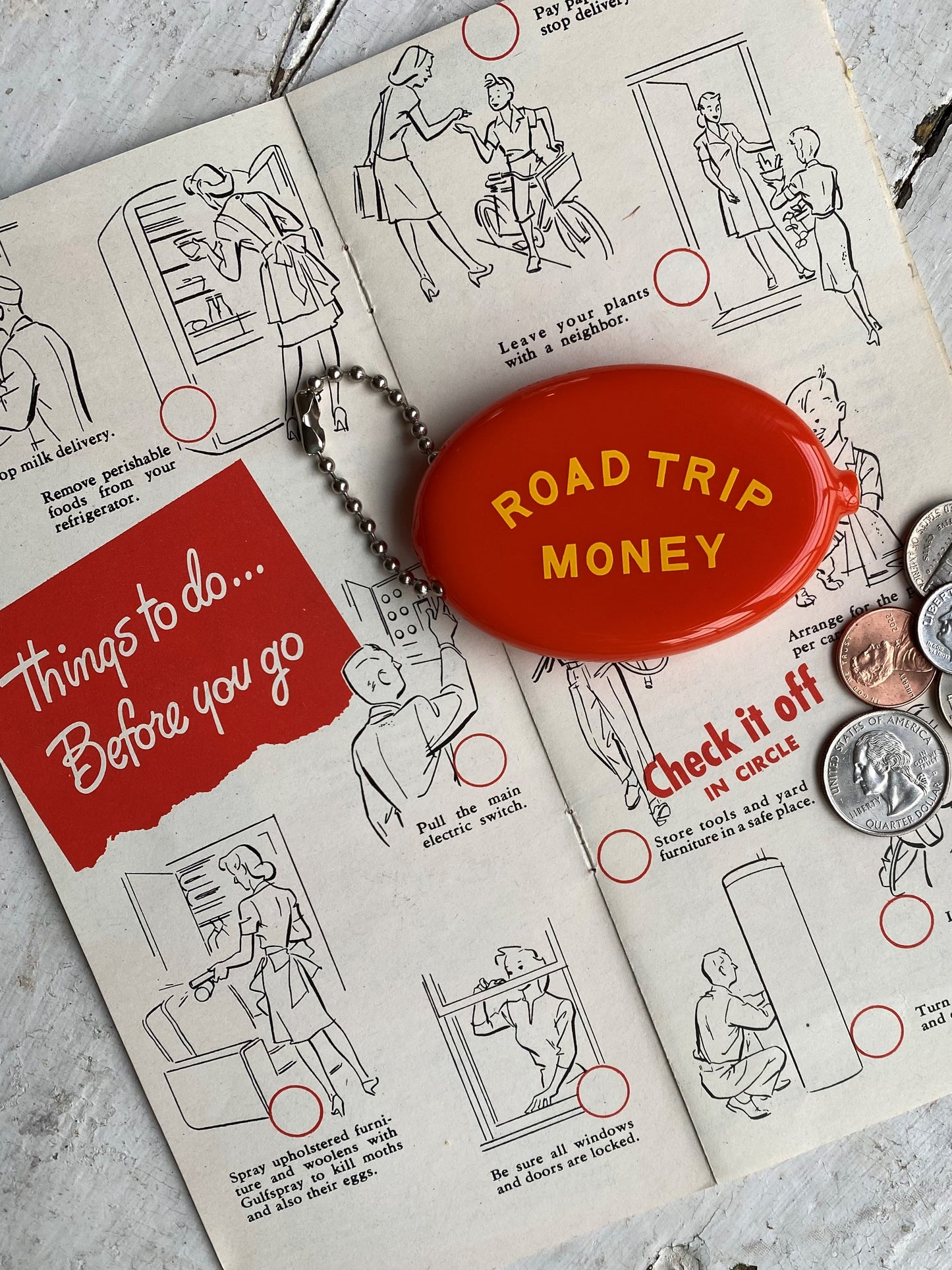 Coin Pouch - Road Trip