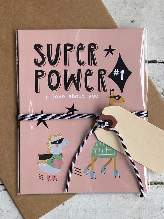 Super Power Card Collection #2 - set of 8 (CARD PACK ONLY)